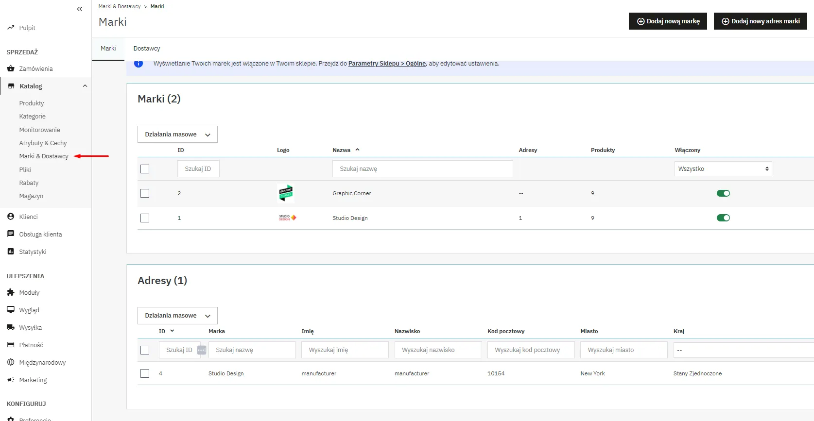 Zrozumienie Dostawców