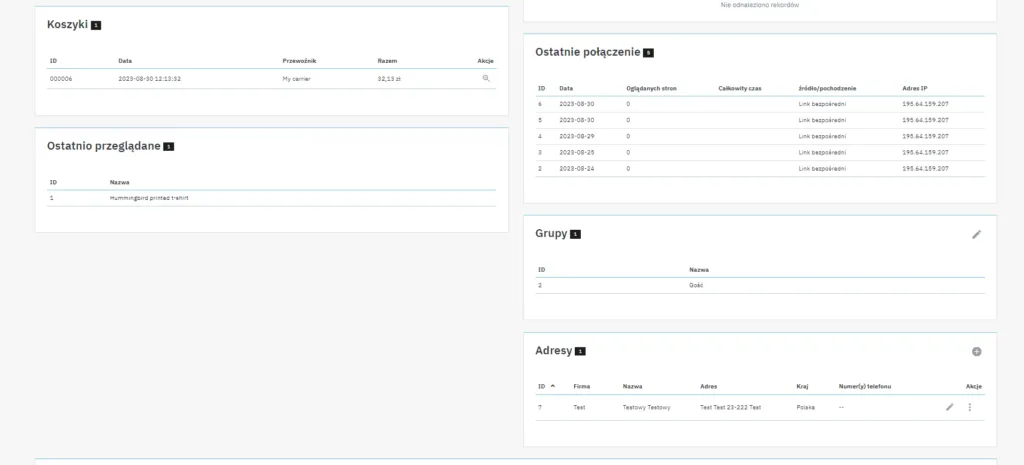 Szczegóły klienta 2